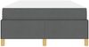 vidaXL Bettrahmen mit Matratze Dunkelgrau 120 x 190 cm Stoff 3398921 Bild 5
