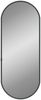 vidaXL Wandspiegel Schwarz 50x20 cm Oval 348203 Bild 3