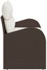 vidaXL Gartensofa mit Kissen Braun 124 x 62 x 69cm Poly-Rattan 42006733 Bild 4