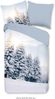 Pure Mikrofaser Bettwäsche 2 teilig Bettbezug 135x200 cm Kopfkissenbezug 80x80 cm Winter View 2509.20.08 Blue Bild 2