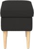 vidaXL Hocker Schwarz 55 x 35 x 41 cm Bouclé 42029987 Bild 4