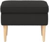 vidaXL Hocker Schwarz 55 x 35 x 41 cm Bouclé 42029987 Bild 3