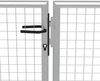 vidaXL Gartentor verzinkter Stahl 400 x 100 cm Silber 144299 Bild 3