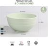 Greentainer Schüssel 24 OZ Müslischalen 4er Set 710ml Unbreakable Cereal Bowls Bild 2