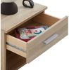 CARO-Möbel Nachttisch Nachtschrank Nachtkommode Mary Sonoma Eiche, 42 x 38 x 30 cm, mit Schublade und offenem Fach Bild 4
