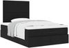 vidaXL Ottoman-Bett mit Matratze Schwarz 120x190 cm Stoff 3313059 Bild 5