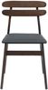 vidaXL Esszimmerstuhl 2 pcs Hellbraun und Schwarz Massives Gummiholz 42020511 Bild 5