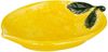 Levandeo® Dekoteller, Teller Zitrone Keramik 21cm ZItronenschale Sommer Obst Dekoschale Bild 5