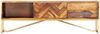 vidaXL TV-Schrank 140x30x45 cm Massivholz Akazie 247998 Bild 4