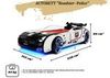 Autobett Kinderbett "Roadster Police" LED Sound Sportsitze Lattenrost Spoiler 90x190 cm Bild 4