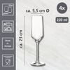 Ritzenhoff & Breker Sektglas Rumba, 4-tlg, Glas, 4er Set, je 220 ml Bild 3