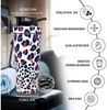 Protein Shaker Edelstahl 750ml mit Skala und Kugel Weiß BPA-frei Bild 4