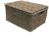Yudu Aufbewahrungsbox Kasten Aufbewahrung Korb mit Deckel Seegrass Bild 3