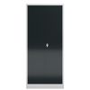 Mehrzweckschrank Spind Spindschrank abschließbar 180 x 80 x 38 cm lichtgrau/anthrazit Bild 2