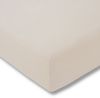 ESTELLA Spannbetttuch Feinjersey | beige | 100x200 cm | passend für Matratzen 90-100 cm (Breite) x 190-200 cm (Länge) | trocknerfest und bügelfrei | 100% Baumwolle Bild 4