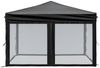 vidaXL Partyzelt Faltbar mit Seitenwänden Schwarz 3x3 m 93532 Bild 4