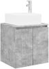 vidaXL Badezimmerschrank-Set 4 pcs Betongrau Holzwerkstoff 3406418 Bild 5