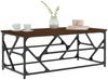 vidaXL Couchtisch Braun Eichen-Optik 100x50x40 cm Holzwerkstoff 834129 Bild 3