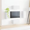 vidaXL TV-Schrankset 4 pcs Weiß Holzwerkstoff 3409150 Bild 4