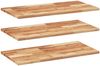vidaXL Schweberegale 3 Stk. 80 x 40 x 2 cm Massivholz Akazie Ölbehandelt 3279557 Bild 2
