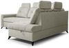 Ecksofa Schlafsofa Sofa WENDIE Stoff Hold Me Beige Ottomane Rechts Bild 4