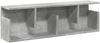 vidaXL Wandschrank 100x20x30 cm Betongrau Holzwerkstoff 854844 Bild 2