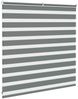 vidaXL Doppelrollo Dunkelgrau 140x100 cm Stoffbreite 135,9 cm Polyester 4014113 Bild 4