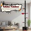 COSTWAY Kratzbaum, Katzenbaum deckenhoch, Gotisch Halloween, 245-300 cm Bild 2