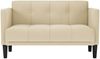 vidaXL Zweisitzer-Sofa Creme 111 cm Stoff 4100565 Bild 3