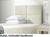 MEBLINI Kinderbett mit Bettkasten MINO 3 90x200 Rechts – H3/Creme Samt Gepolstert Einzelbett mit Matratze - Polsterbett mit Stauraum - Bett mit Kopfteil – Stauraumbett Bild 3