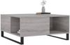 vidaXL Couchtisch Grau Sonoma 80x80x36,5 cm Holzwerkstoff 830794 Bild 3