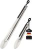 bremermann Grillzangen-Set, 2-teilig, Edelstahl, XL (44,5 cm) & S (28 cm) Länge