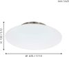 Eglo 97812 LED Pendelleuchte FRATTINA-C nickel-matt weiß Ø43,5cm H:150cm dimmbar mit Connect Funktion Bild 5