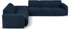 Micadoni Ecksofa Molino 6-Sitzer Links Boucle Dunkelblau Bild 2