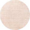 Gabbeh Teppich - Softy - Uni 200 x 200 cm - silber - rund Bild 3