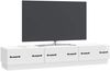 vidaXL TV-Schränk Hochglanz Weiß 147 x 34,5 x 27 cm Holzwerkstoff 895399 Bild 2