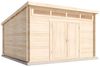 Alpholz Gartenhaus Maria Viva Gartenhaus aus Holz Holzhaus mit 28 mm Wandstärke Blockbohlenhaus mit Montagematerial Bild 2