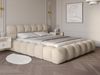 wonello Polsterbett Mira (das Original), Bett mit Bettkasten und Lattenrost – eleganter Boucle-Stoff Bild 2