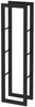 Kaminholzregal - Metall, Schwarz - BHT 40 x 150 x 25cm Bild 2