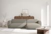 Selsey 'Emia' Ecksofa mit pflegeleichtem Chenillebezug und Schlaffunktion, Greige, rechts Bild 2