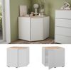 Kommode Betti Weiß/Sonoma 77.9 x 77.9 cm mit 1 Türen Vicco Bild 2