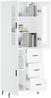 vidaXL Highboard Weiß 69,5x34x180 cm Holzwerkstoff 3198481 Bild 3