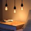 BlingBin Pendelleuchte Pendelleuchte Kit,Vintage Lampenkabel 4.5M Hanfseil E27 Lampenfassung, Industrial Retro DIY Lamp Kit Material,Einstellbare Länge und Sicherheit, Keine Glühbirnen, Pendelleuchte Kit mit Schalter,Industrial Retro DIY Lamp Kit Bild 3