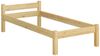 Einzelbett Gästebett Bettrahmen Kiefer massiv 80x200 Futonbett Matratze Rollrost 60.36-08 M Bild 5