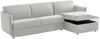 Dmora Sofa mit Halbinsel Posina, Ecksofa für Wohnzimmer, gepolstert, abnehmbarer Bezug, 100 % Made in Italy-Qualität, 260x160 h90 cm, Hellgrau Bild 4