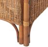 vidaXL 2-Sitzer-Sofa Hellbraun Natürliches Rattan und Leinen 325468 Bild 4