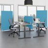 Rheinland Möbel FocusWall STW0816 – Akustik-Stellwand 800×1600 mm in Stofffarbe Marianna inkl. Standfüßen – Schreibtisch-Trennwand für Büro & Homeoffice – Schallschutz – Made in Germany Bild 3