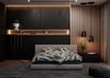 Mako Satin Bettwäsche Elegant Brush grau Garnitur 155x200 + 80x80 Bild 2