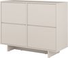 OTTO home Sideboard Tatami, Stilvolle, moderne grifflose Kommode 2 Türen, Breite 111cm, Anrichte mit viel Stauraum, Böden verstellbar, push-to-open-Funktion Bild 3