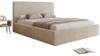 Compleo Polsterbett ASTA, Slim und elegant, grober Cordstoff, Designbett, mit Bettkasten, ohne Matratze Bild 3